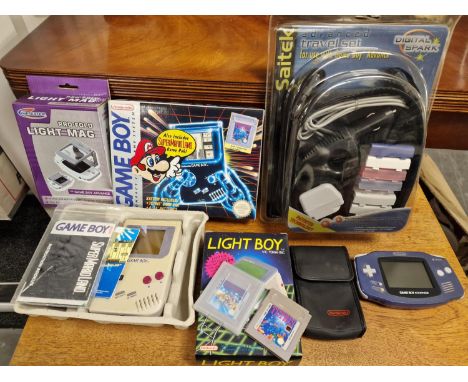 Good Collection of Various Nintendo Game Boy Video Game Console Equipment, mostly VGC/Boxed &amp; Mint