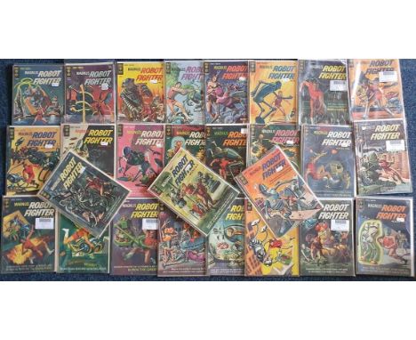 Superb Collection of Magnus Robot Fighter Comic Books, comprising 32 Gold Key volumes, 83 Valiant volumes and 4 Dark Horse vo