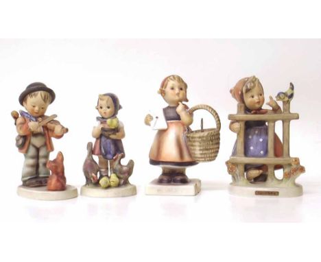 Four Hummel figures. Condition report: see terms and conditions