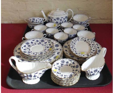 Spode Blue Colonel pattern tea and dinner ware. Condition report: see terms and conditions