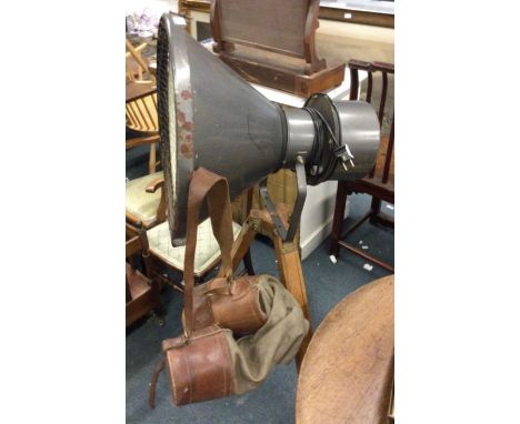 A retro electric lamp.