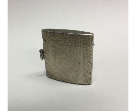 A good stylish engine turned silver vesta case. Birmingham. Approx. 29 grams. Est. £30 - £40.