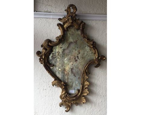 A good Antique gilt mirror.