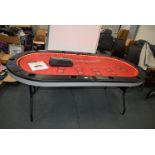 *MD Sports Barrington LED Poker/Blackjack Table