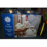 *Yeti Family Set of 3 Soft Toys