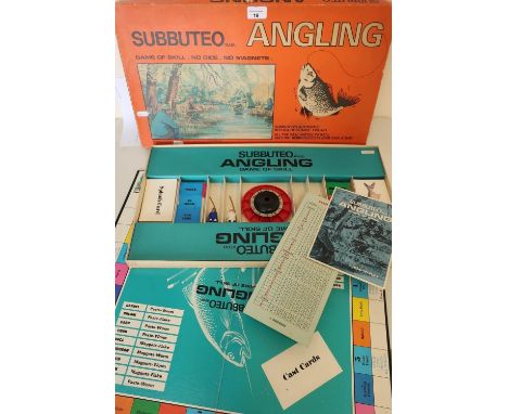 1970'S SUBBUTEO ANGLING BOARD GAME REPLACEMENT SPARE PARTS PAGE 1 