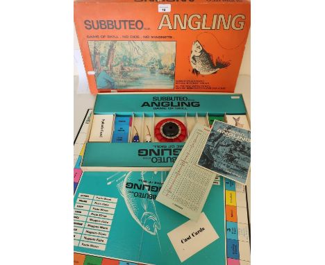 1970s Subbuteo Angling board game 