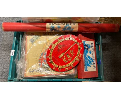 A quantity of vintage games (box not included).