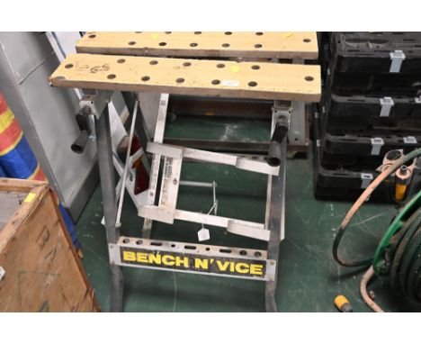 Ladder stand and Bench N' Vice workbench 