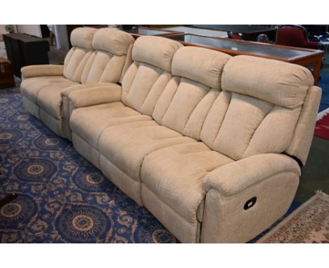 La-Z-Boy three seater recliner sofa, 200 cm long, La-Z-Boy two seater recliner sofa, 140 cm long  