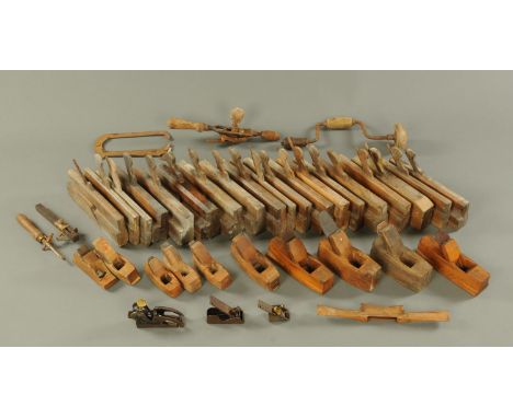 A trunk containing a quantity of moulding planes, etc. (see illustration).