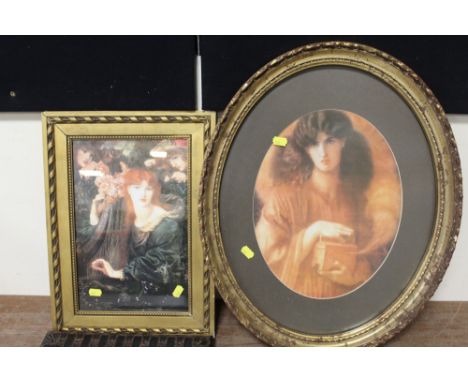 FOUR FRAMED AND GLAZED PORTRAIT PRINTS