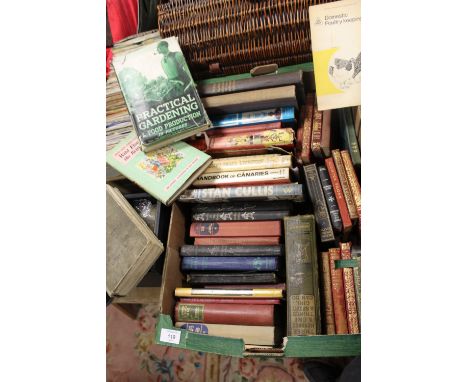 A TRAY OF VINTAGE BOOKS