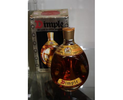One bottle of Dimple Scotch Whisky in box 