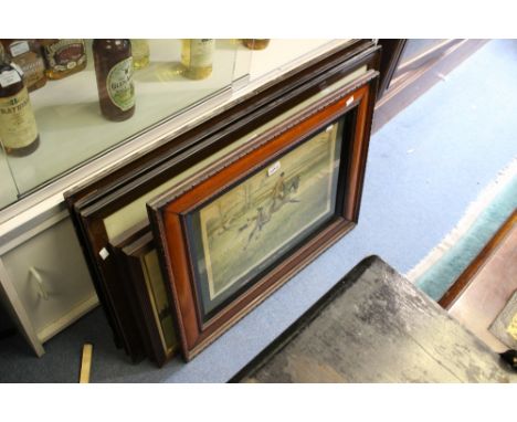 A collection of hunting prints, including Dorothy Hardy, Lionel Edwards, J. Beer etc (6)