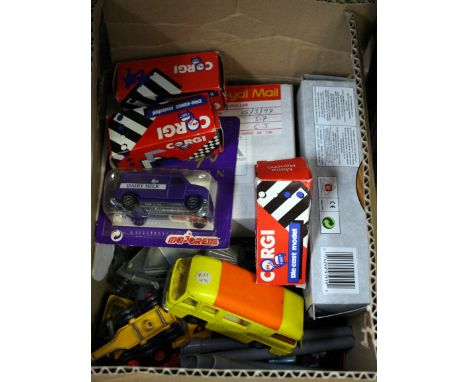 A small collection of unboxed diecast vehicles to include Matchbox Superkings K-4 Big Tipper, 'Hatra' tractor shovel K-3, and