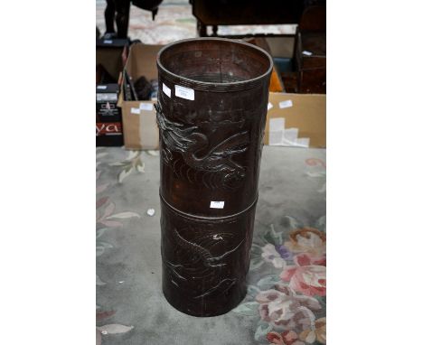 A Japanese Meiji period stick/umbrella stand