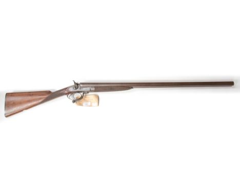 A 10 bore side by side hammer shotgun by William Parsons of Swaffham, Norfolk, serial number 509, fitted with Jones rotary lo