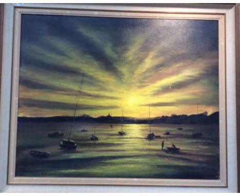 Heathcote Hunt, 20th Century, Mudeford near Christchurch, signed, oil on canvas, together with aviation prints, photographs i