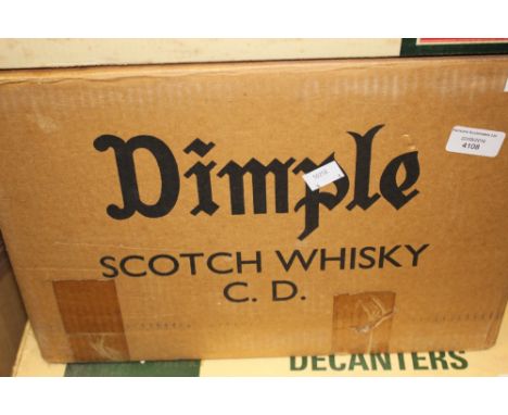 Haig Dimple Whisky in ceramic decanters and plastic containers including 15 year old 1990, 12 year old 1989 and 12 year old 1