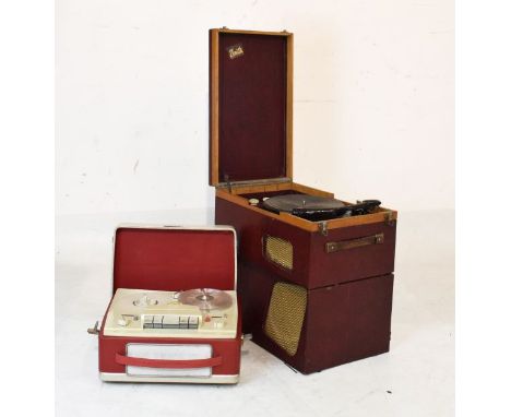 Vintage record player with a Garrard Model Ta MkII deck together with a vintage Ultra reel to reel tape recorder   Condition: