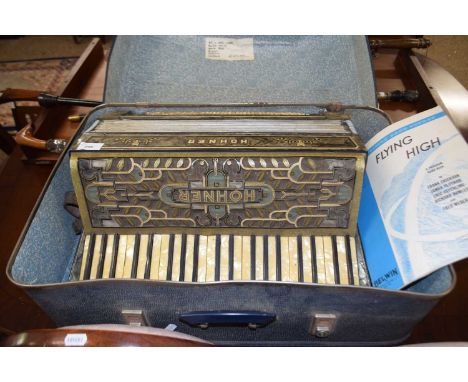 A vintage Hohner accordion