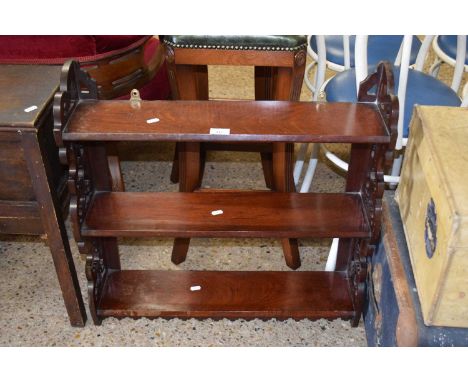 Late 19th Century three tier wall shelf