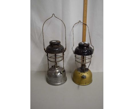 Two vintage tilley lamps