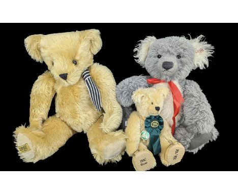 A Collection of Soft Toys to include a Steiff Growler Koala Bear complete with badge, a Hermann Teddy, limited edition with l