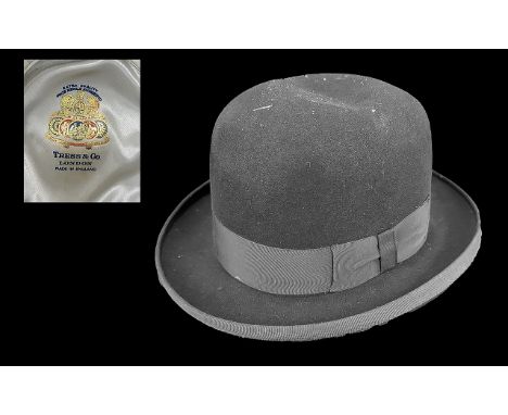 Vintage Tress and Co Bowler Hat in original box.