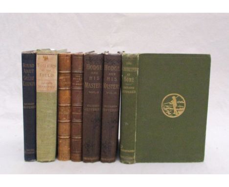 JEFFERIES (Richard) first editions: Hodge and his Masters, 1880, 2 vols., publisher’s brown cloth gilt; The Toilers in the Fi