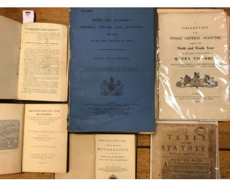 RICHARDSON (J B) A Revival of Lead Mining at Halkyn, North Wales. 1936, 8vo, report, plain binding; with a collection of HMSO