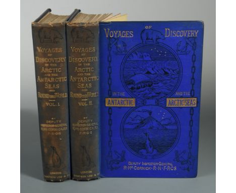 McCORMICK (R) Voyages of Discovery in the Arctic and Antarctic Seas and Round the World, in 2 vols, London 1884, large 8vo, l