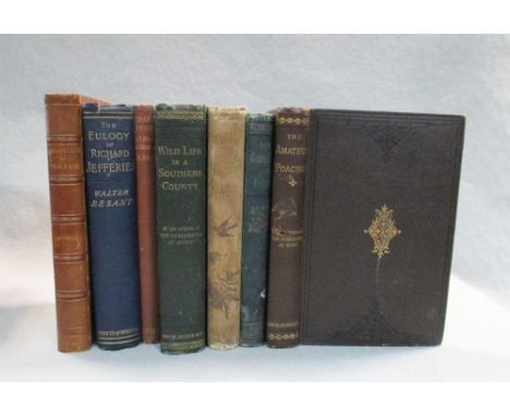 JEFFERIES (Richard) seven titles: Amaryllis at the Fair, first edition 1887, 8vo, full crushed morocco gilt; the others in pu