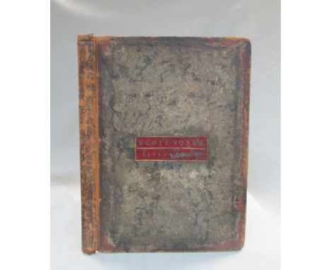 HAYDN (Franz Joseph) A Selection of Original Scots Songs in Three Parts. London: Napier, no date [1795], folio, first edition