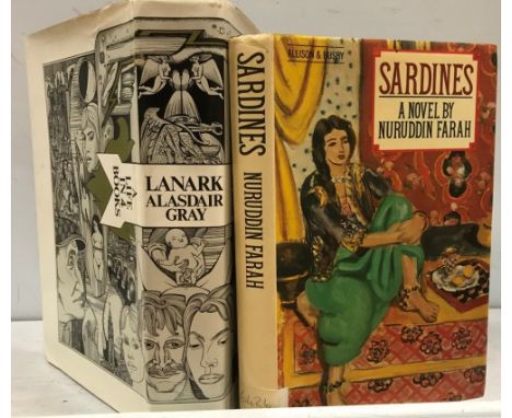 GRAY (Alasdair) Lanark, A Life in Four Books. Edinburgh 1981, first edition, dust jacket; FARAH (Nuruddin) Sardines, first ed