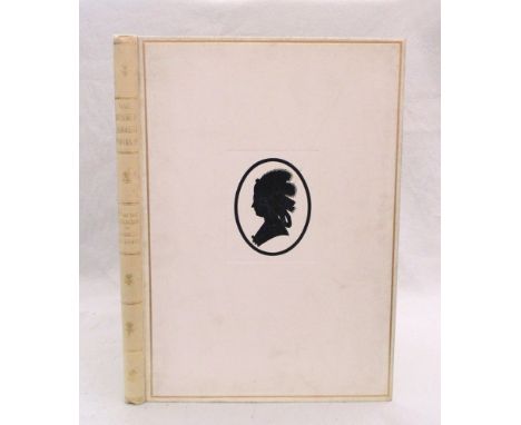 MILLS (Weymer) One Hundred Silhouette Portraits selected from the Collection of Francis Wellesley. Oxford, 1912, folio, no. 2