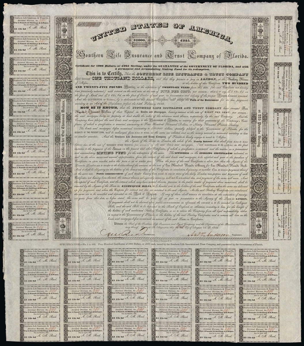 Southern Life Insurance and Trust Company of Florida, 5