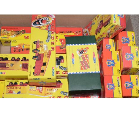 Corgi diecast model vehicles, Pinder Jean Richard Circus, comprising: 73301, CC12303, 74301, 73401, 70101, 55401, 71202, 7020