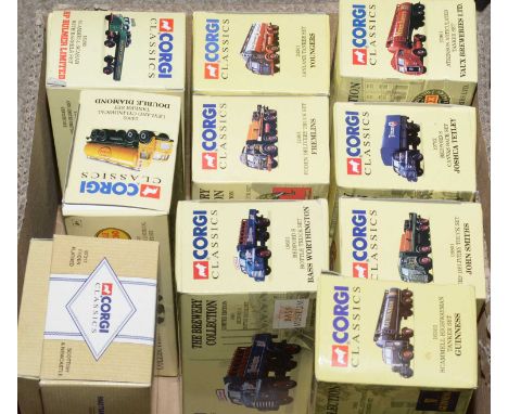 Corgi Classics the brewery collection limited edition diecast commercial vehicles, comprising: 16301, 09801, 19702, 27901, 2 