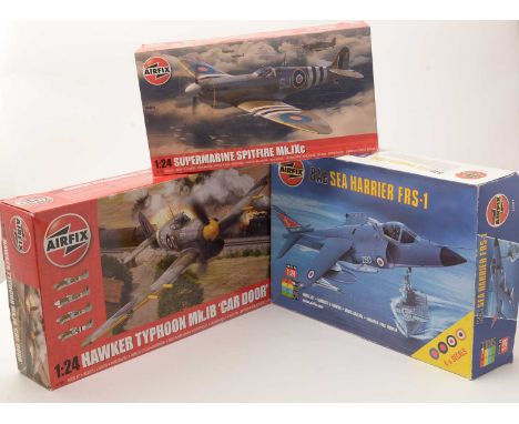  Three Airfix model constructor kits, 1:24 scale, No's. A17001, 20001, A19003, boxed.