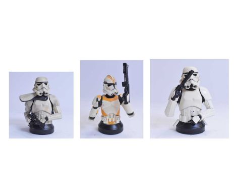 A collection of Gentle Giant Ltd. Star Wars Deluxe Collectible Busts, each with certificate of authenticity and boxed, compri