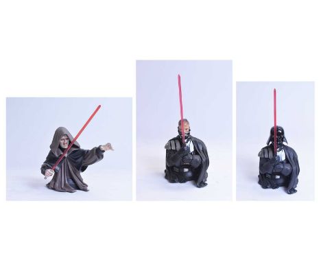 A collection of Gentle Giant Ltd. Star Wars Revenge of the Sith Busts, each with certificate of authenticity and boxed, figur