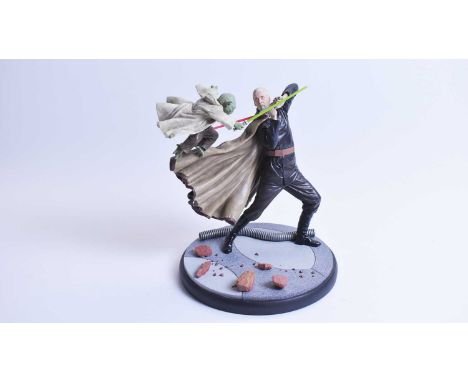 Sideshow Collectibles: Star Wars Episode II Attack of the Clones Duel with Dooku Diorama, item no. 2203, limited edition no. 