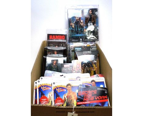 A selection of Marvel and other film figures, by various makers, all boxed, including: Hasbro: Marvel Legends: Iron Man; Hasb