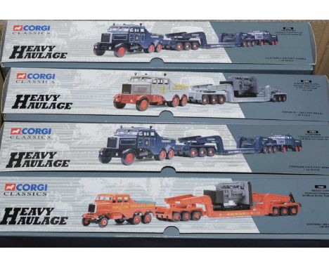 Corgi Classics Heavy Haulage diecast model vehicles, to include: 17701, 17602, 17701, and 17603, all boxed. (4)