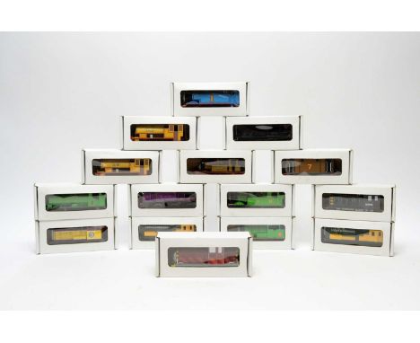 Hornby 00-gauge Thomas the Tank Engine characters, including: Toby the Tram; Thomas; Ryan (damaged); Sodor Ironworks; Mavis; 