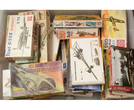 A collection of model constructor kits, to include: Airfix 1:72 scale, No's. A55307, 05173-2, Matchbox, 1:72 scale, No's. PK-