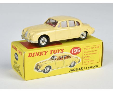 Dinky Toys, 195 Jaguar 3,4 Saloon, creme, Okt Z 1, Z 1