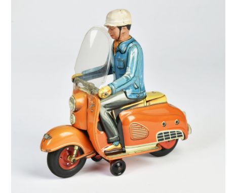 Tippco, Bella Roller, W.-Germany, 21 cm, Blech, Friktion ok, min. LM, Z 2+